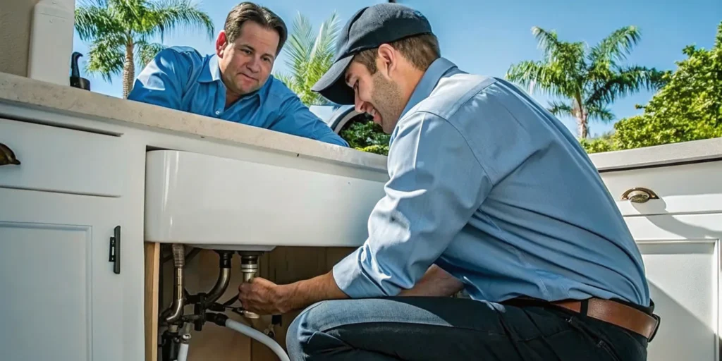 Local plumber providing residential plumbing service in Fort Myers Florida