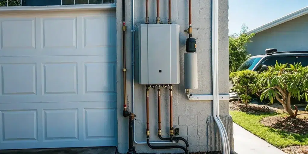 Professionally installed tankless water heater installation Cape Coral FL system