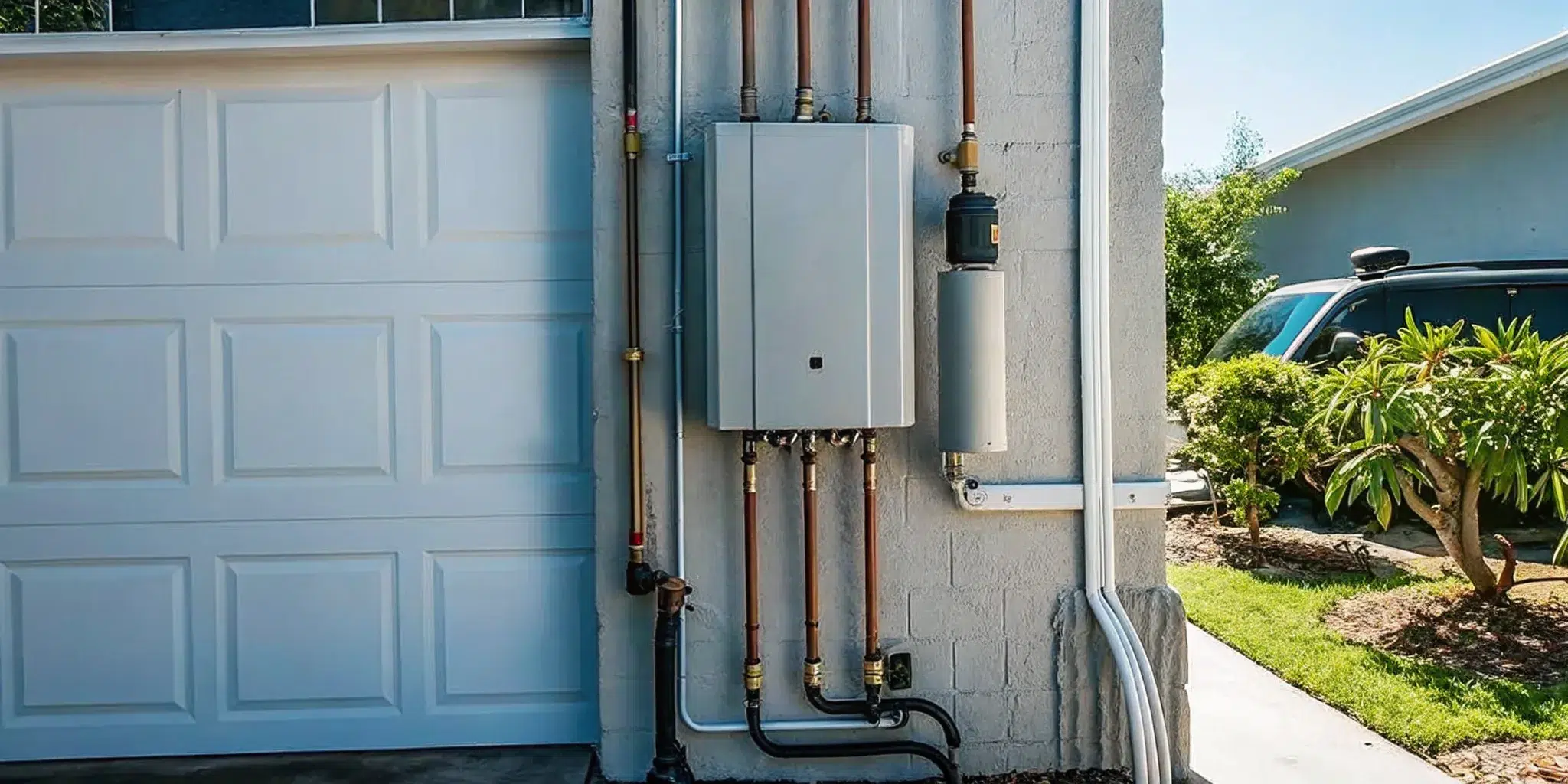Professionally installed tankless water heater installation Cape Coral FL system